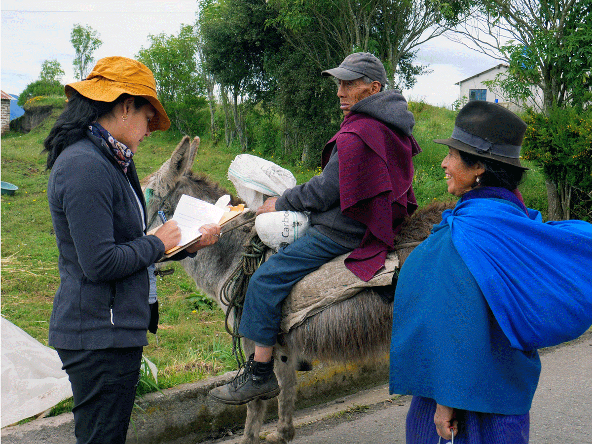 Productores de Colta refuerzan sus bionegocios con acompañamiento técnico